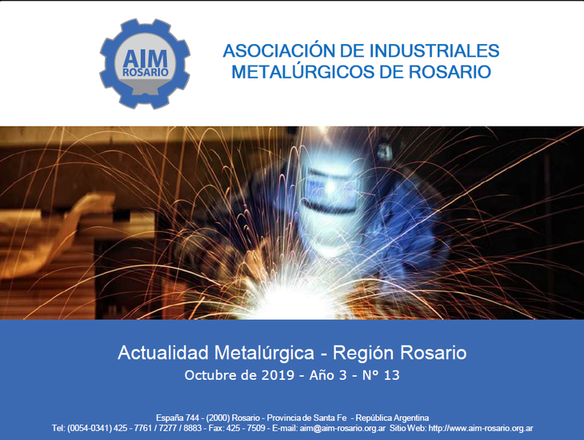 Relatório Atual da Indústria Metalúrgica - Outubro 2019 - Nº 13